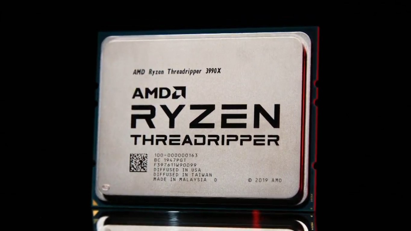 AMD chính thức ra mắt CPU  Ryzen Threadripper 3990X con quái vật 64 lõi có mức giá 3990$.