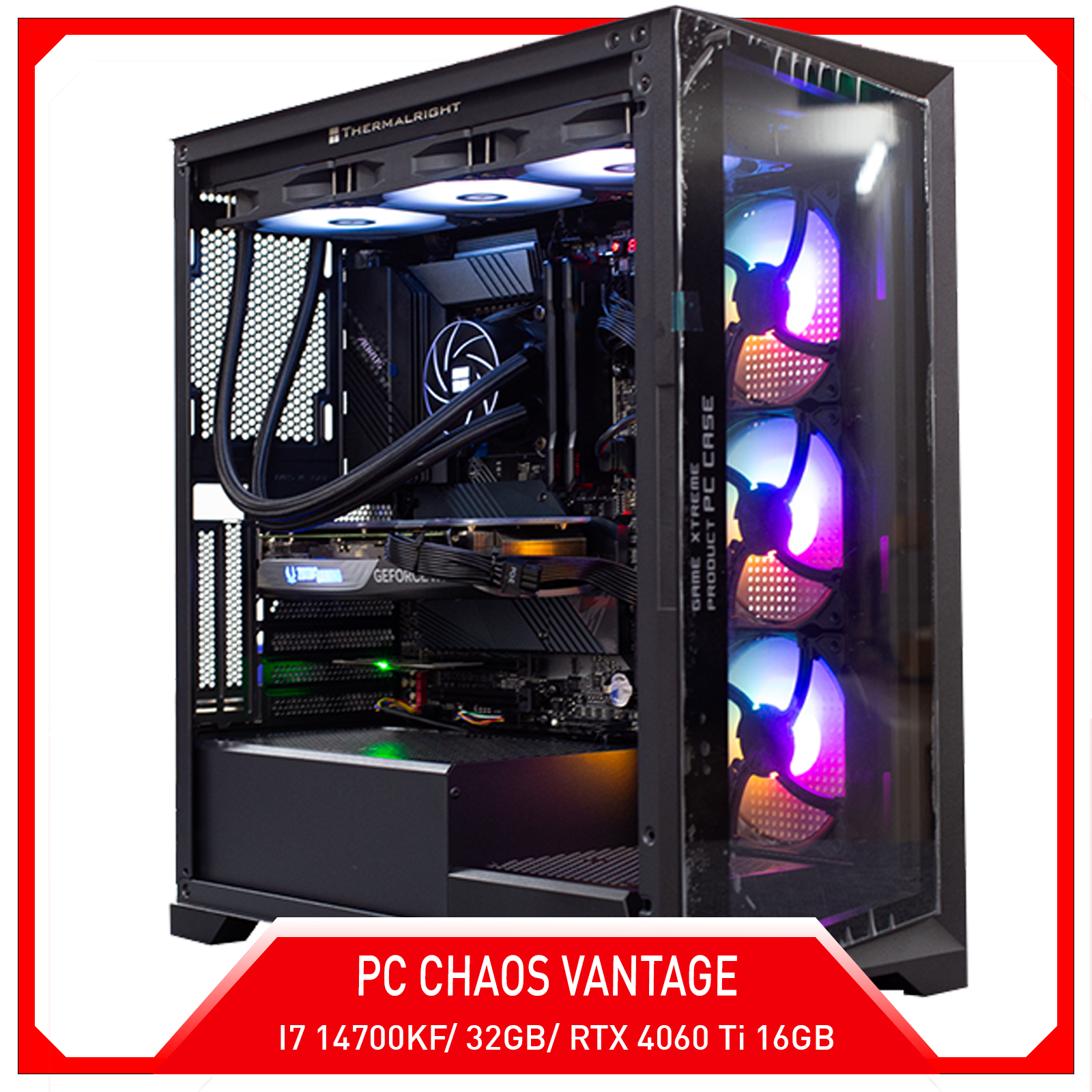 PC Chaos Vantage I7 14700KF/ 32GB/ RTX 4060 Ti 16GB