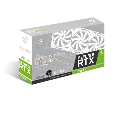 ASUS chính thức ra mắt Card đồ họa ROG Strix RTX 2080 Ti White Edition