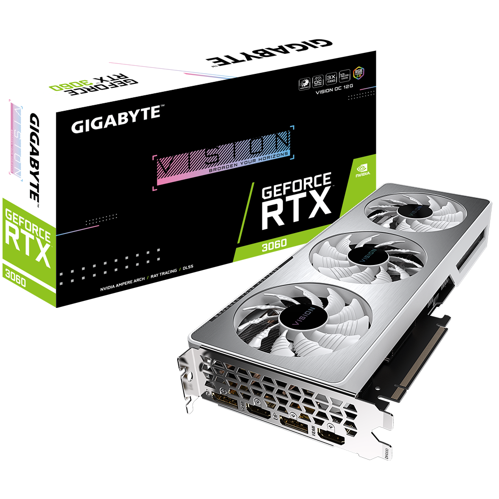 VGA Gigabyte GeForce RTX 3060 VISION OC 12G