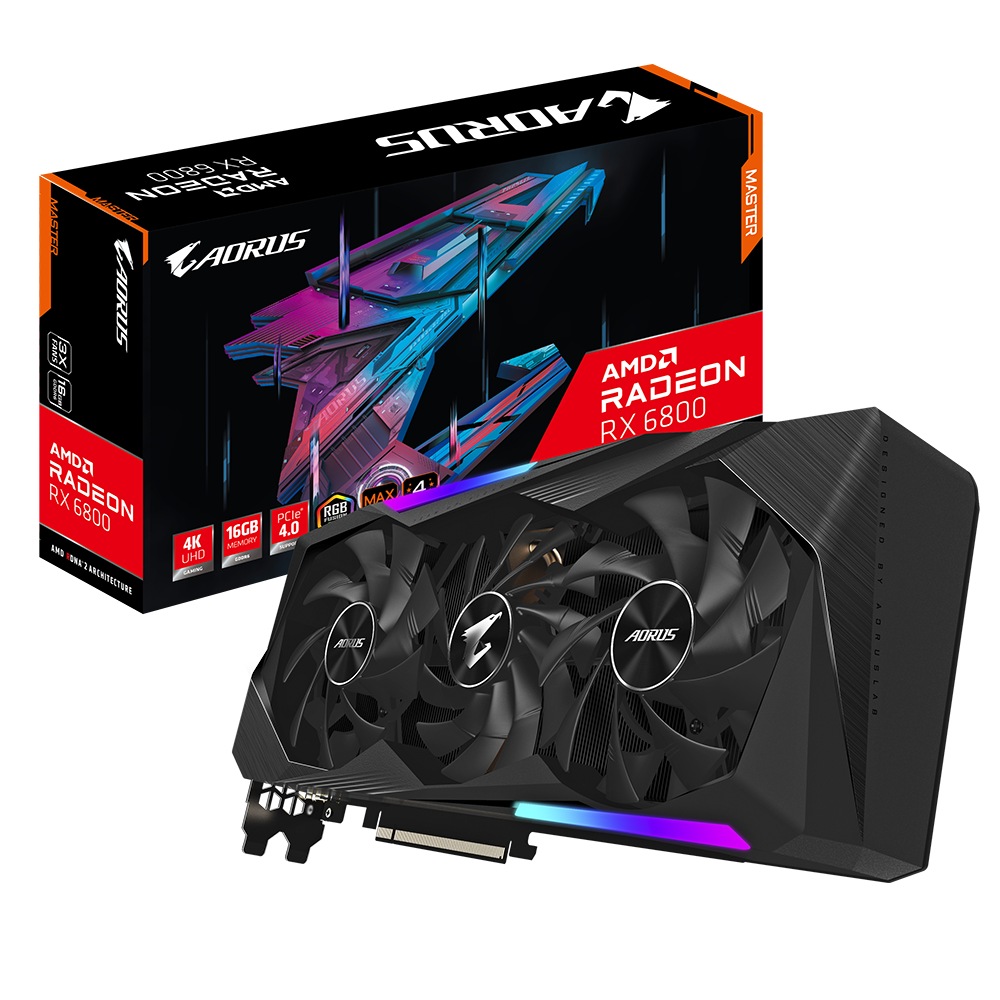 VGA Gigabyte AORUS Radeon RX 6800 MASTER 16G