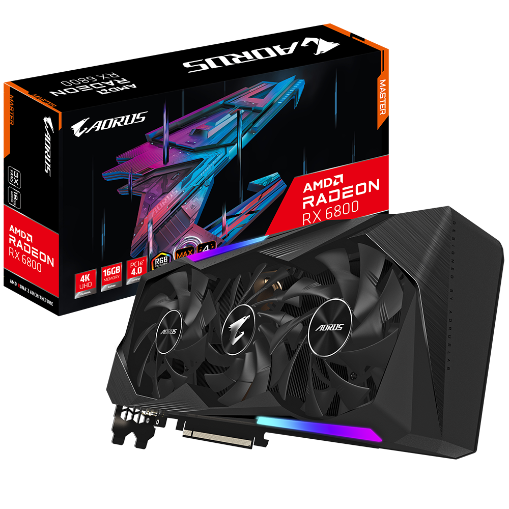 VGA Gigabyte AORUS Radeon RX 6800 XT MASTER 16G