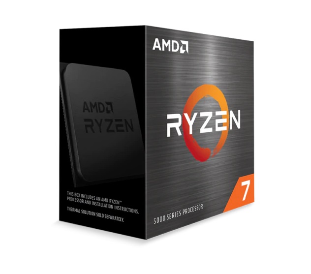 CPU AMD Ryzen 7 5800X (3.8 GHz Upto 4.7GHz / 36MB / 8 Cores, 16 Threads / 105W / Socket AM4)