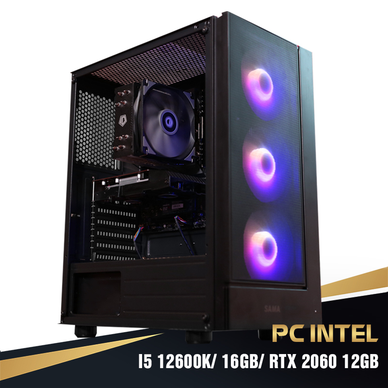 PC INTEL I5 12600k/ 16GB/ RTX 2060 12GB