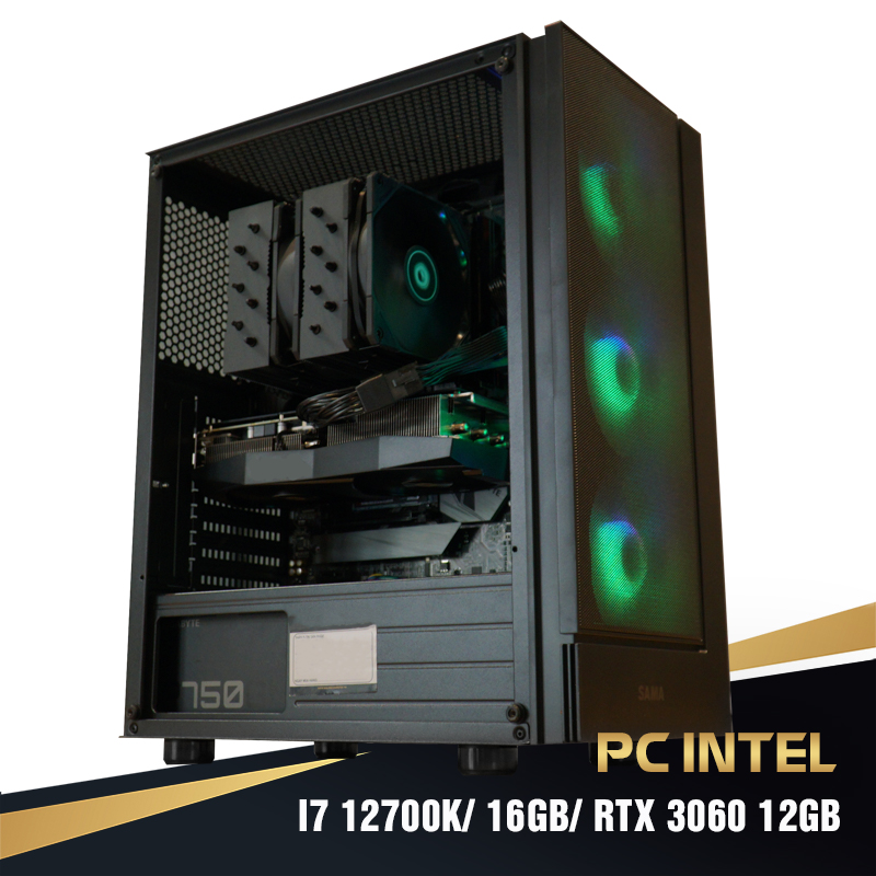 PC INTEL I7 12700K/ 16GB/ RTX 3060 12GB