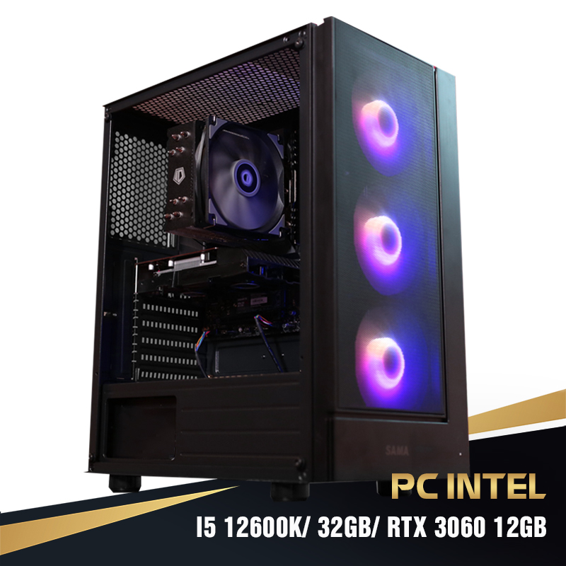 PC INTEL I5 12600k/ 32GB/ RTX 3060 12GB