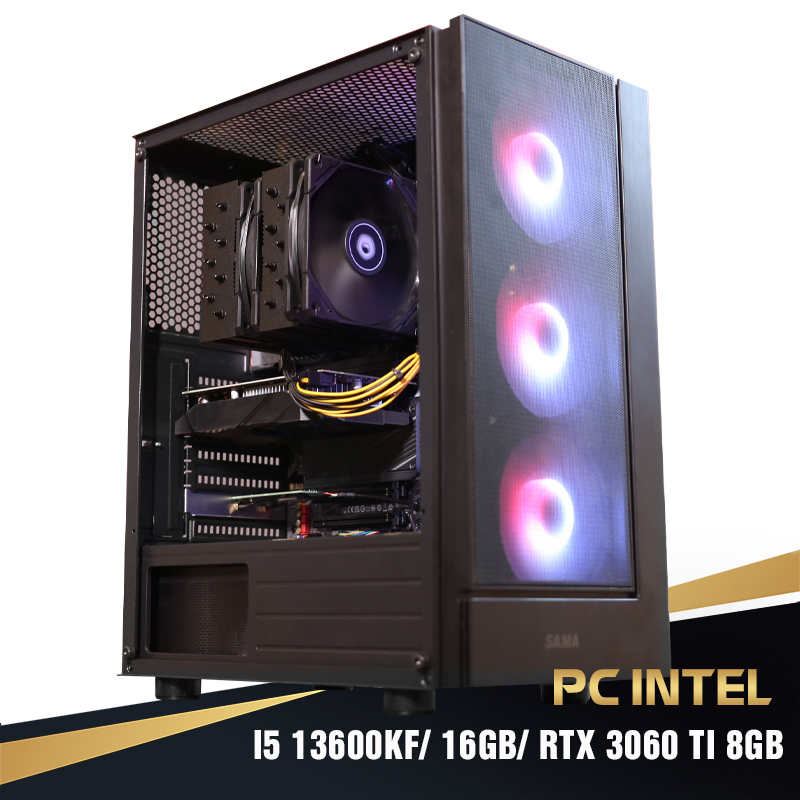 PC INTEL I5 13600KF/ 16GB/ RTX 3060 Ti 8GB