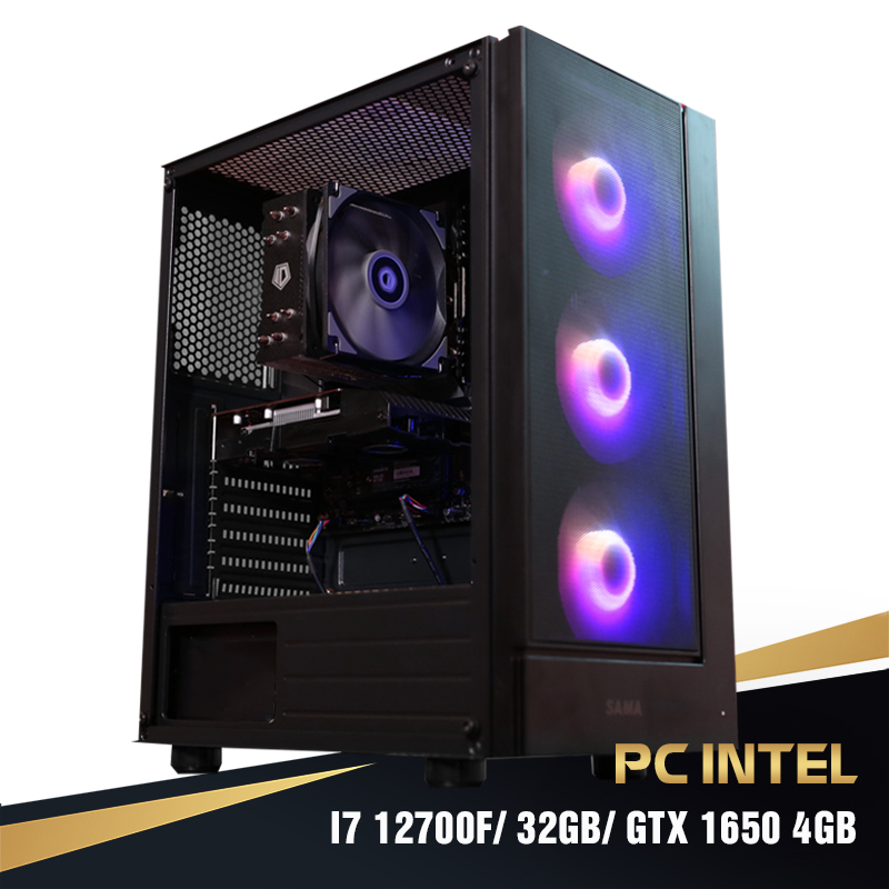 PC INTEL I7 12700F/ 32GB/ GTX 1650 4GB