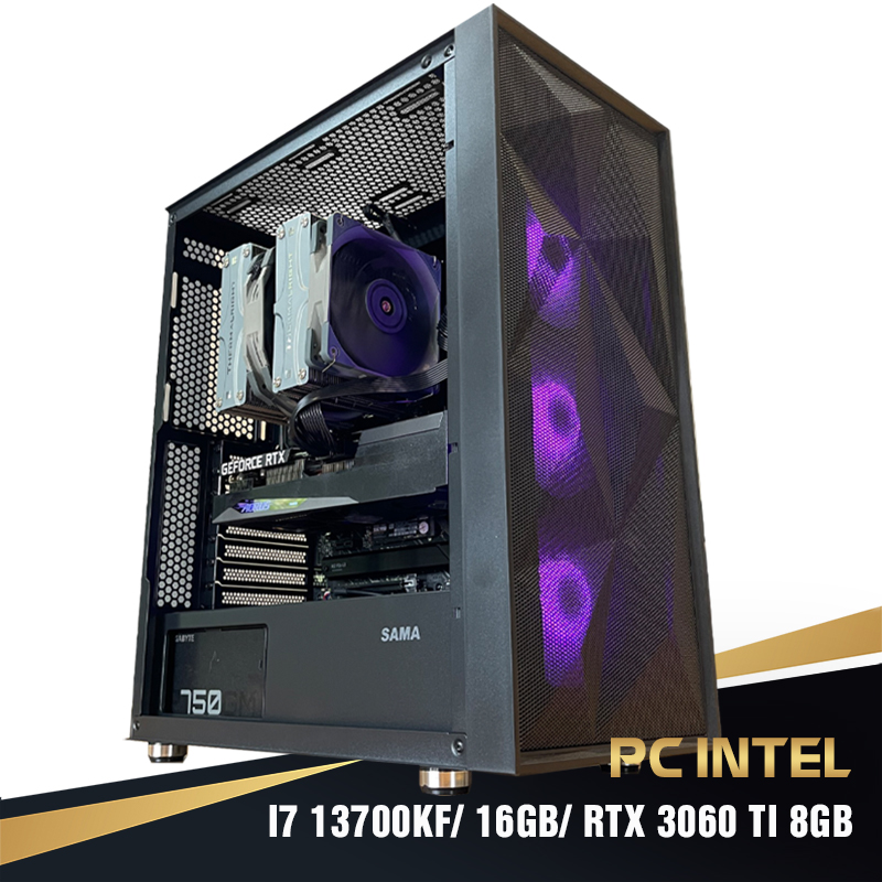 PC INTEL I7 13700KF/ 16GB/ RTX 3060 Ti 8GB
