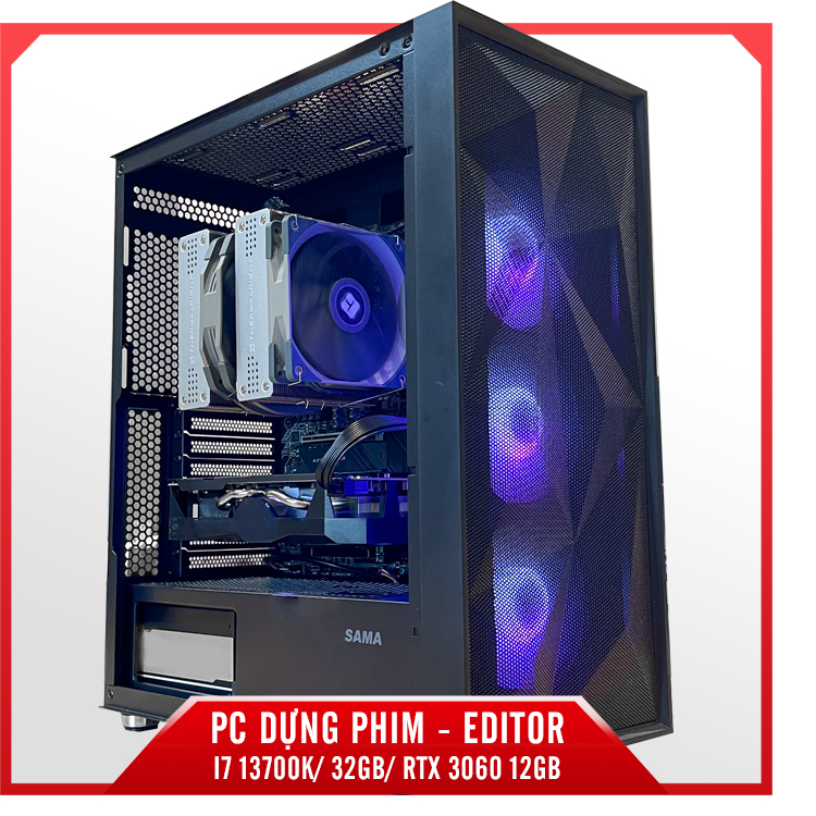 PC DỰNG PHIM - EDITOR - I7 13700K/ 32GB/ RTX 3060 12GB