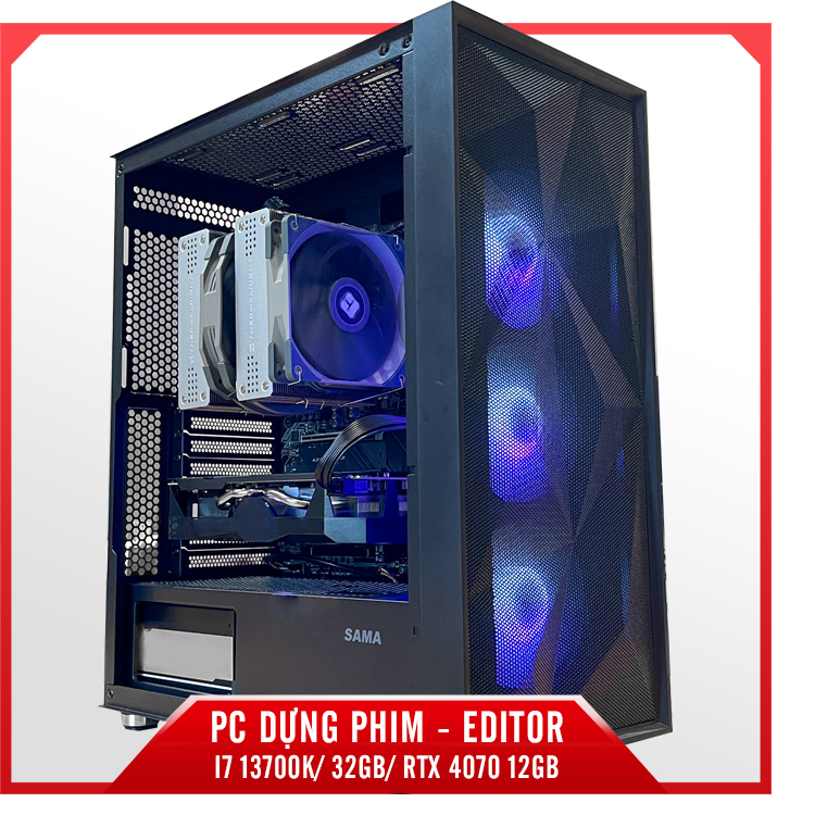 PC DỰNG PHIM - EDITOR - I7 13700K/ 32GB/ RTX 4070 12GB