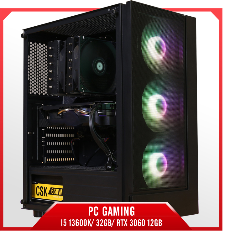 PC GAMING I5 13600K/ 32GB/ RTX 3060 12GB | Hà Linh Computer