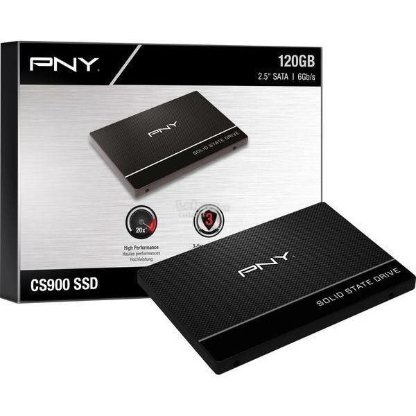 Ổ SSD PNY CS900 120Gb SATA3 (đọc: 515MB/s /ghi: 490MB/s)