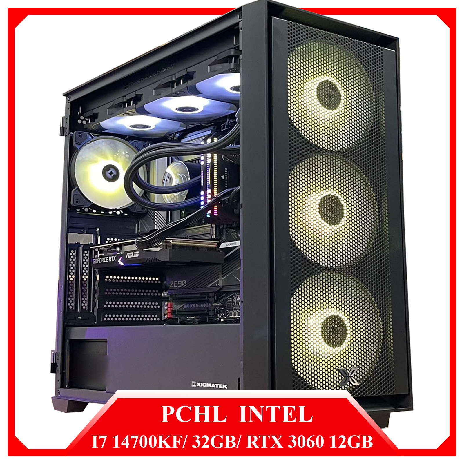 PC3D INTEL I7 14700KF/ 32GB/ RTX 3060 12GB
